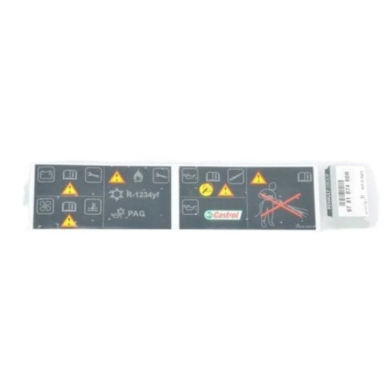 Renault Megane 4 - IV Ön Panjur Etiketi Clio 4-IV Clio 5-V 978187460R-978180002R-978180333R-978185543R Renault Megane 4 - IV Ön Panjur Etiketi Clio 4-IV Clio 5-V 978187460R-978180002R-978180333R-978185543R yedek parça