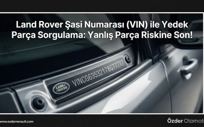 Land Rover Şasi Numarası (VIN) ile Yedek Parça Sorgulama: Yanlış Parça Riskine Son!