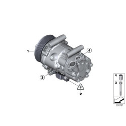 Bmw BEHR Klima Kompresoru 64522758433 MINI R55 R56