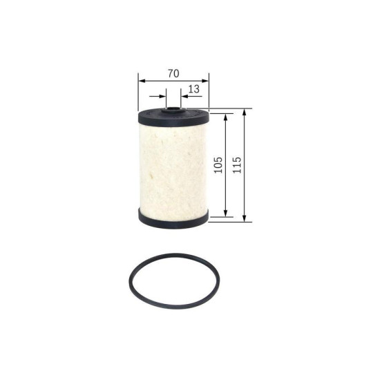 BOSCH Yakıt Filtresi BOQ96007992 CLA1335370 DAF15 BOSCH Yakıt Filtresi BOQ96007992 CLA1335370 DAF15 yedek parça