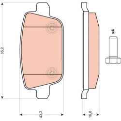 Land Rover BOSCH Fren Balatasi Arka LR003657 FREELANDER 2