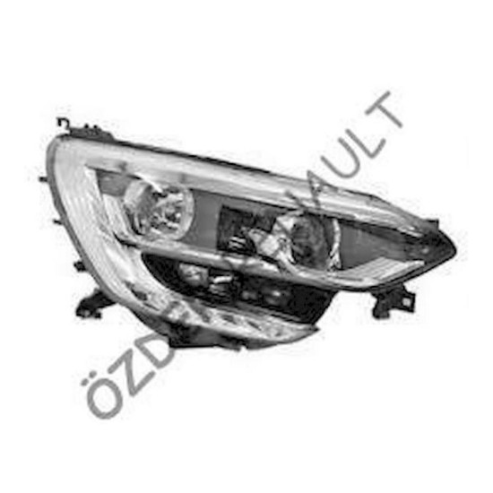 Megane 4 - IV Far Lambası Sağ Ledli Orta Paket 260100141R yedek parça