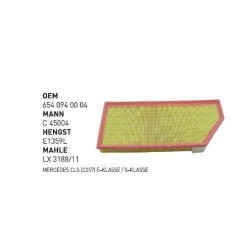 FILTRON Hava Filtresi Om654 Om656 W205 W213 W222 C253 E1359LFIT FILTRON Hava Filtresi Om654 Om656 W205 W213 W222 C253 E1359LFIT
