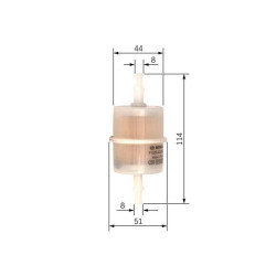Mercedes FILTRON Yakit Filtresi A0014773901 123 T