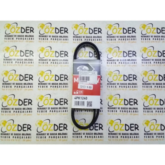 Clio 2 - II Klima Kayışı 4PK1240 7700869686 yedek parça