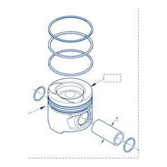 Megane 4 - IV Motor Piston Sekman Takım 050 8771973050 Megane 4 - IV Motor Piston Sekman Takım 050 8771973050 yedek parça