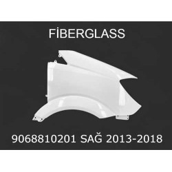 HASPART Çamurluk Sprt W906 Sağ Ön Fiberglass 2014-2018 9068810201HSP HASPART Çamurluk Sprt W906 Sağ Ön Fiberglass 2014-2018 9068810201HSP