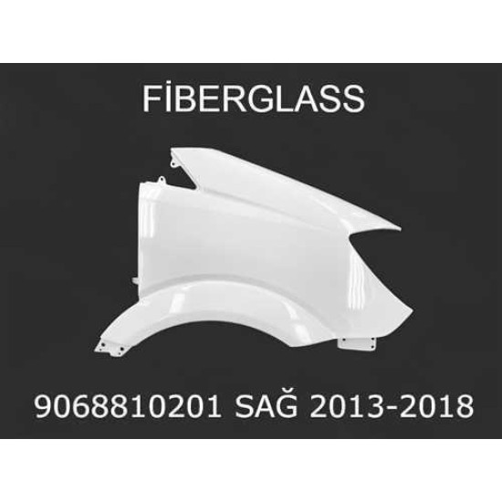 HASPART Çamurluk Sprt W906 Sağ Ön Fiberglass 2014-2018 9068810201HSP HASPART Çamurluk Sprt W906 Sağ Ön Fiberglass 2014-2018 9068810201HSP yedek parça