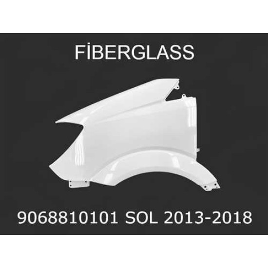 HASPART Çamurluk Sprt W906 Sol Ön Fiberglass 2014-2018 9068810101HSP HASPART Çamurluk Sprt W906 Sol Ön Fiberglass 2014-2018 9068810101HSP yedek parça