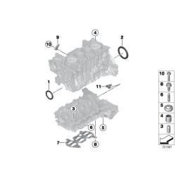 Bmw IOE-BMW Blok Arka Kapak Contali BMW 11137600465 F20 F21 F22