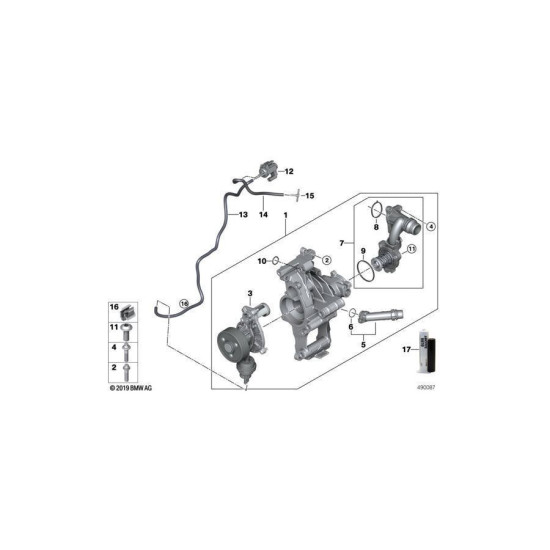 Bmw IOE-BMW Blok Su Borusu BMW 11518474929 G20 G21 G30 Bmw IOE-BMW Blok Su Borusu BMW 11518474929 G20 G21 G30 yedek parça