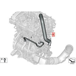 Bmw IOE-BMW Havalandirma Hortumu 11157623746 F20 LCI F21