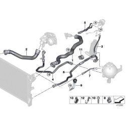 Bmw IOE-BMW Radyatör Hortumu BMW 17128573233 G30 G31 G11 G12