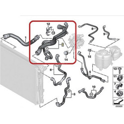 Bmw IOE-BMW Radyator Hortumu Ust 17128654836 G20 Bmw IOE-BMW Radyator Hortumu Ust 17128654836 G20