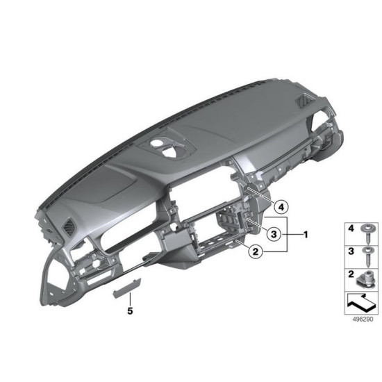 Bmw IOE-BMW Torpido Bakaliti 51459203711 F10 F11 F18 yedek parça