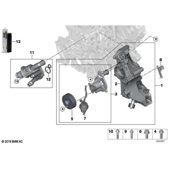 Bmw IOE-BMW Valf 11518591893 F20 LCI F21 Bmw IOE-BMW Valf 11518591893 F20 LCI F21 yedek parça