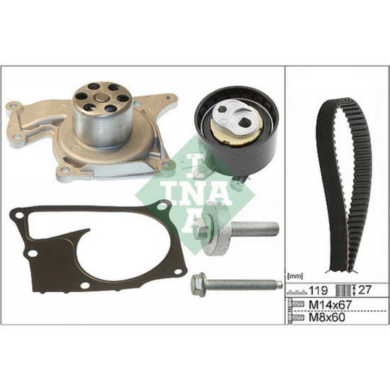 Dacia INA Triger Seti+Devirdaim 119A07049R CLIO IV LOGAN yedek parça