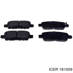 İcer Balata Arka Dısk Nıssan Icer181509 İcer Balata Arka Dısk Nıssan Icer181509