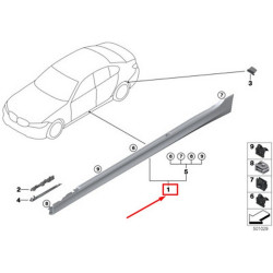 IOE-BMW Marsbıyel Kaplaması Sol 51778493951 G20 G21 IOE-BMW Marsbıyel Kaplaması Sol 51778493951 G20 G21