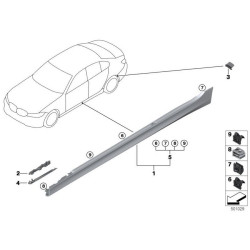 IOE-BMW Marşpiyel Kaplaması Sağ 51778493952 G20 G21 IOE-BMW Marşpiyel Kaplaması Sağ 51778493952 G20 G21