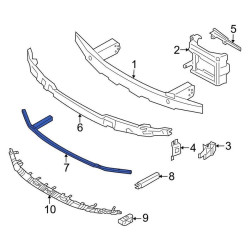 IOE-BMW Ön Tampon Demiri Alt 51118077277 G22 G23 G28 IOE-BMW Ön Tampon Demiri Alt 51118077277 G22 G23 G28