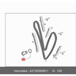 Mercedes INA Eksantrik Zincir Seti A2720500811 204 211 212 Mercedes INA Eksantrik Zincir Seti A2720500811 204 211 212