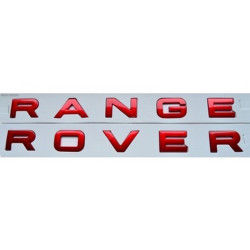 Range Rover Ön Kaput - Arka Bagaj Yazısı Kırmızı LR053349 Range Rover Ön Kaput - Arka Bagaj Yazısı Kırmızı LR053349