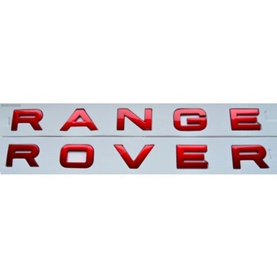 Range Rover Ön Kaput - Arka Bagaj Yazısı Kırmızı LR053349 Range Rover Ön Kaput - Arka Bagaj Yazısı Kırmızı LR053349 yedek parça