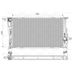 Bmw KALE Su Radyatoru 17117788903 E81 E82 E87