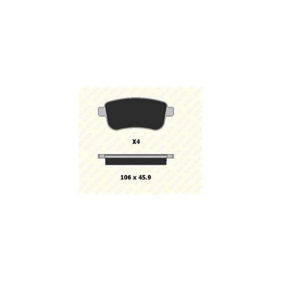 Megane 3 - III Arka Fren Balatası Takımı Elektrikli 440604694R - 440603558R Megane 3 - III Arka Fren Balatası Takımı Elektrikli 440604694R - 440603558R yedek parça