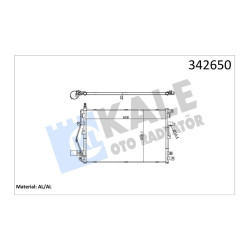 Volvo KALE Klima Radyatoru 8683523 VOLVO XC90 Volvo KALE Klima Radyatoru 8683523 VOLVO XC90