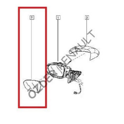 Duster 2 - II Dış Ayna Camı Sol 963666560R