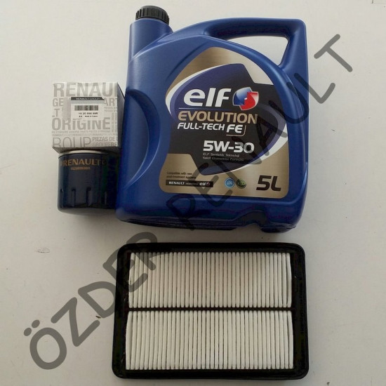 Kadjar Yağ Bakım Seti ( Yağ Filtresi+Hava Filtresi+5/30 5Lt Partikül Elf Motor Yağı) 152089599R - 165464EA0C Kadjar Yağ Bakım Seti ( Yağ Filtresi+Hava Filtresi+5/30 5Lt Partikül Elf Motor Yağı) 152089599R - 165464EA0C yedek parça