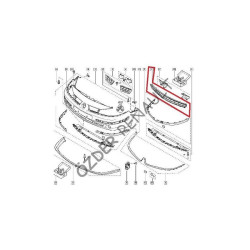 Laguna 2 - II Ön Tampon Orta Izgara 7701061145