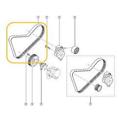 Mais Alter Kayış 7Pk1115 Trf Iı -Mast Iıı 2.5 8200833580