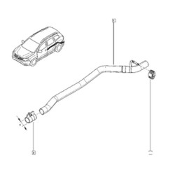 Mais Arka Susturucu Duster Duster 4X4 Faz 2 200108870R Mais Arka Susturucu Duster Duster 4X4 Faz 2 200108870R