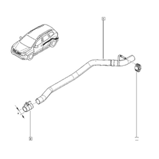 Mais Arka Susturucu Duster Duster 4X4 Faz 2 200108870R yedek parça
