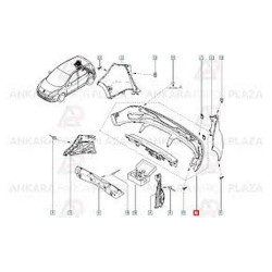 Mais Arka Tampon Scenıc Iıı 850B29124R Mais Arka Tampon Scenıc Iıı 850B29124R