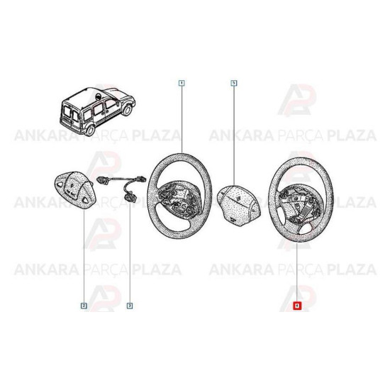 Mais Direksiyon Simidi Kango Iı 8200683189 Mais Direksiyon Simidi Kango Iı 8200683189 yedek parça