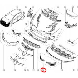 Mais Gündüz Far Çerçevesi Takımı Megane Iıı 622560926R Mais Gündüz Far Çerçevesi Takımı Megane Iıı 622560926R