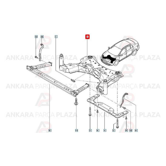 Mais Motor Besıgı Megan Iıı Scenıc Iıı 544010579R yedek parça