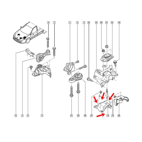 Mais Motor Sportu Laguna Iıı 112470001N yedek parça