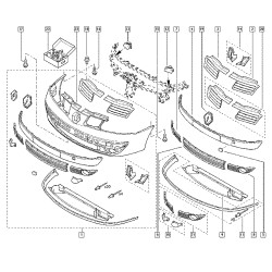 Mais Ön Tampon Bandı Espace Iv 7701053383 Mais Ön Tampon Bandı Espace Iv 7701053383
