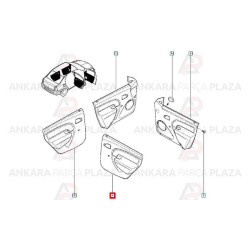 Mais Sağ Arka Kapı Panosu Logan 6001551260 Mais Sağ Arka Kapı Panosu Logan 6001551260