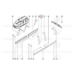 Mais Sağ Ön Kapı Arka Direk Bakaliti Lodgy 802844038R Mais Sağ Ön Kapı Arka Direk Bakaliti Lodgy 802844038R