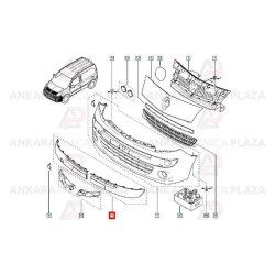 Mais Sağ/Sol Ön Tampon Çıta Takımı Yeni Kangoo 7701478132 Mais Sağ/Sol Ön Tampon Çıta Takımı Yeni Kangoo 7701478132