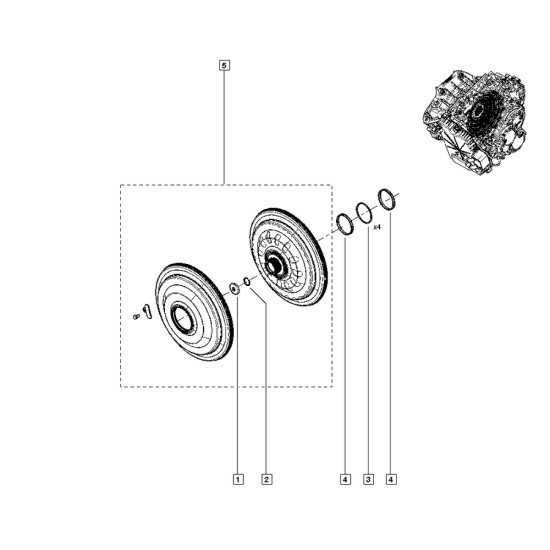 Mais Sızdırmazlık Segmanı Talisman 306794601R yedek parça