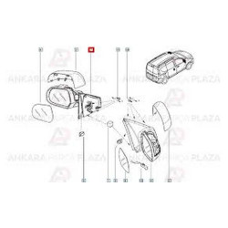 Mais Sol Dikiz Aynası Lodgy 963025005R