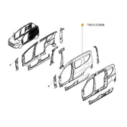 Mais Sol Yan Sac Panel Dokker 760315288R