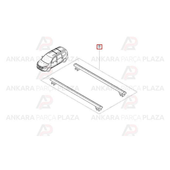 Mais Tavan Barı Dacıa Lodgy 8201299013 yedek parça